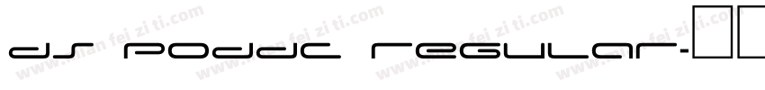 DS PoddC Regular字体转换